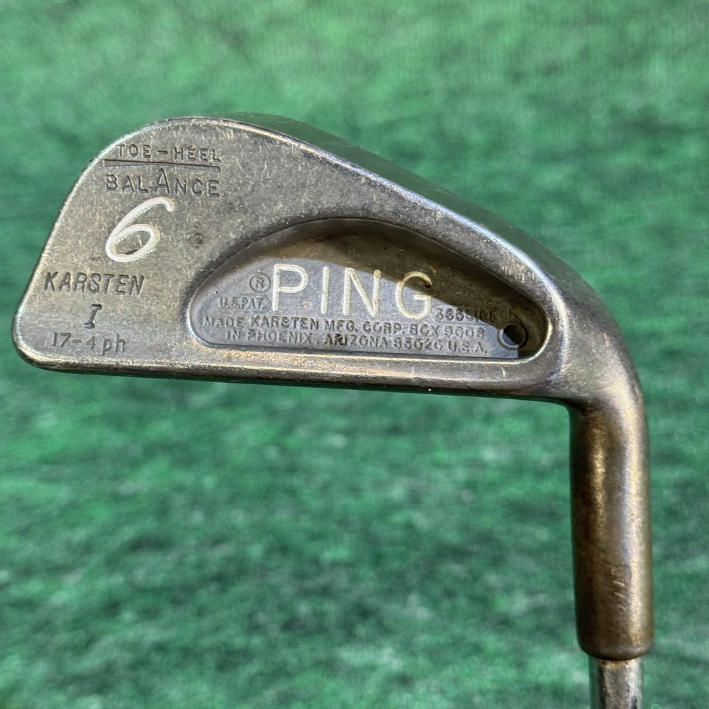 Ping Karsten 17-4 6 Iron Toe Heel Balance Steel RH USA Vintage